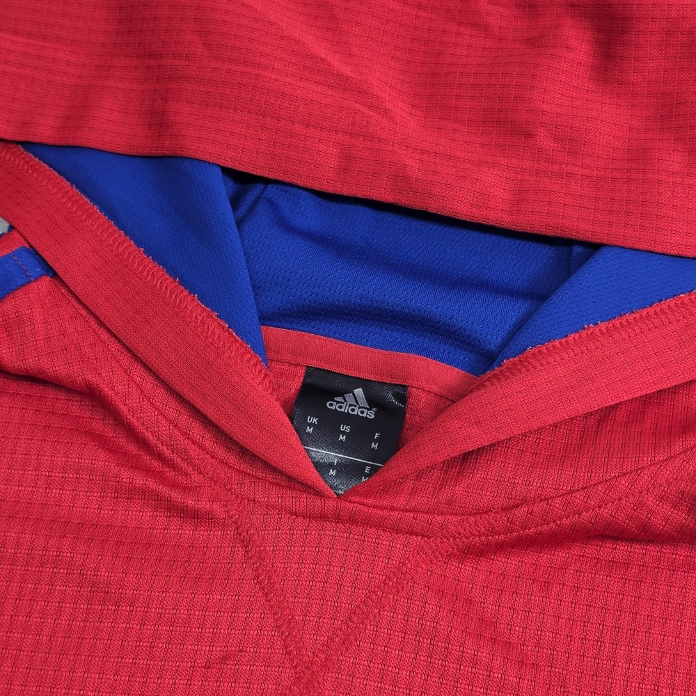 Adidas Philadelphia 76ers Hoodie Jersey Men's M Blue Red Pullover NBA Basketball - Picture 5 of 12